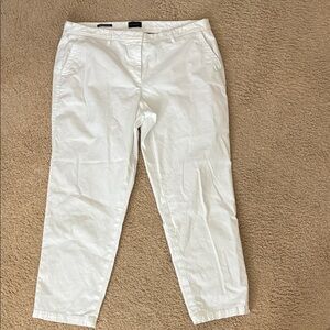 Talbots Women's White Chinos